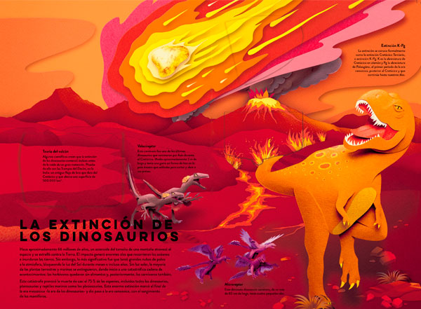 Dinosaurios. Un mundo de papel