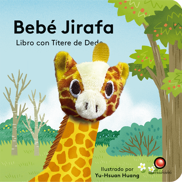 Bebé Jirafa. Libro con títere de dedo