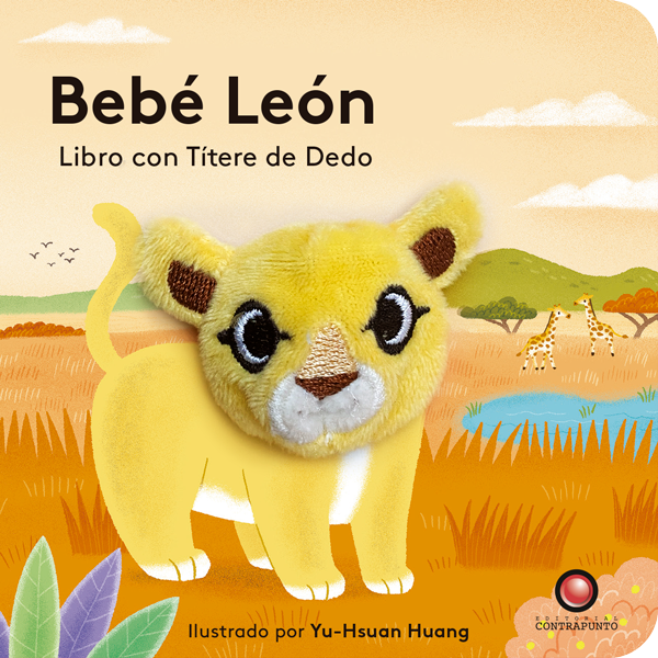 Libro con títere de dedo. Bebé León