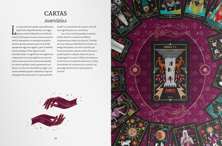 Magia de tarot. La bruja del bosque