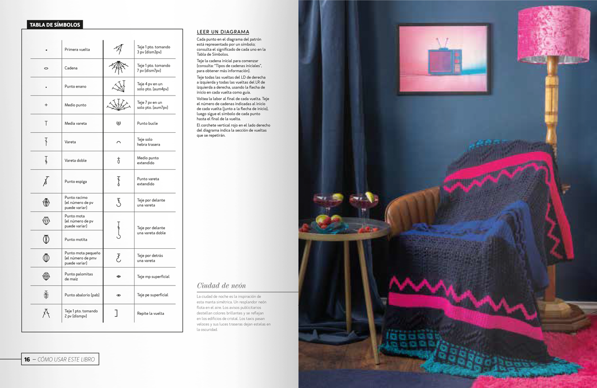 Mantas modernas. 100 patrones a crochet para crear combinaciones únicas