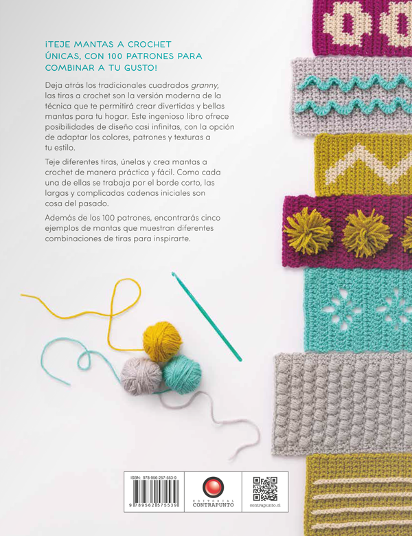 Mantas modernas. 100 patrones a crochet para crear combinaciones únicas