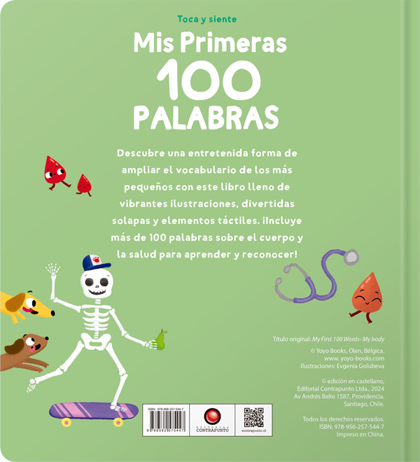 Mi cuerpo. Mis primeras 100 palabras