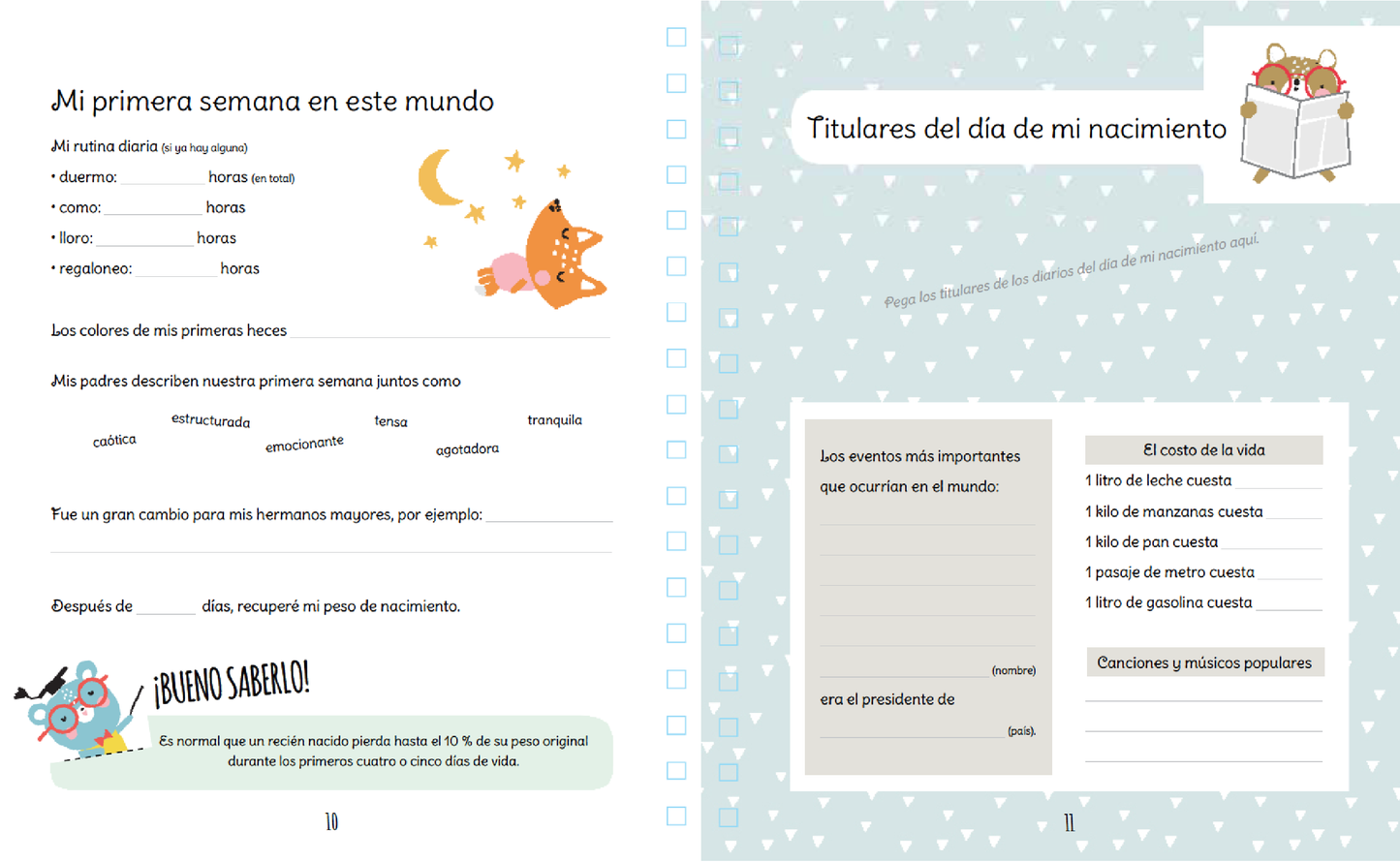 Diario de mi bebé