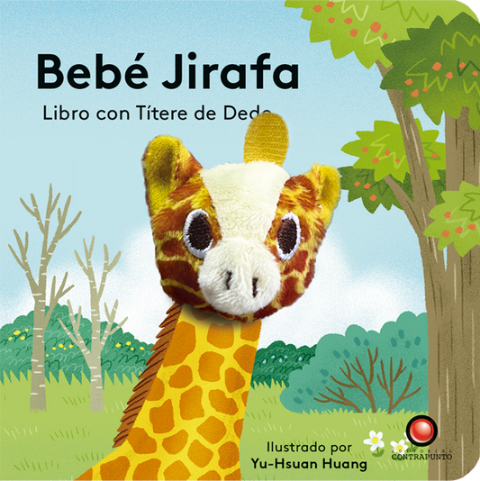 Bebé Jirafa. Libro con títere de dedo