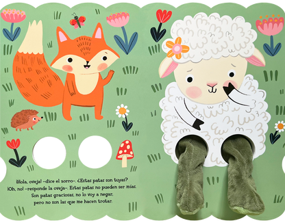 ¿De quién son estas patas? Zorro se pregunta