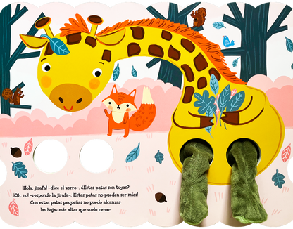 ¿De quién son estas patas? Zorro se pregunta