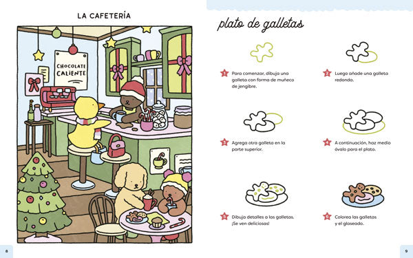 Dibuja y colorea momentos con encanto