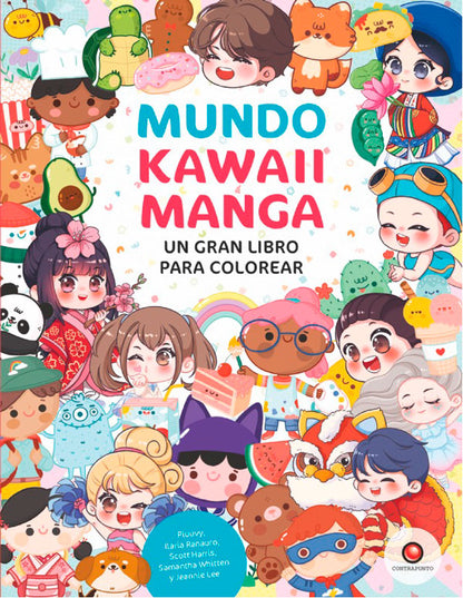 Mundo Kawaii Manga. Un gran libro para colorear