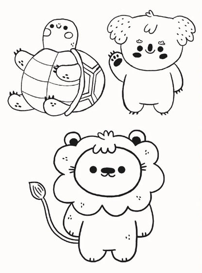 Mundo Kawaii Manga. Un gran libro para colorear