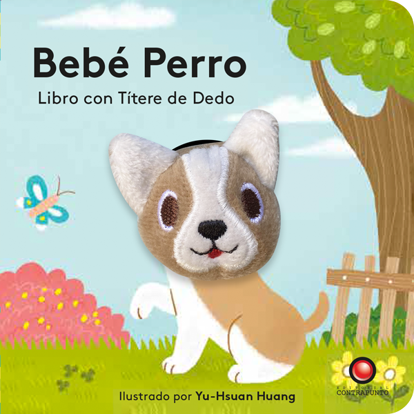 Bebé Perro. Libro con títere de dedo