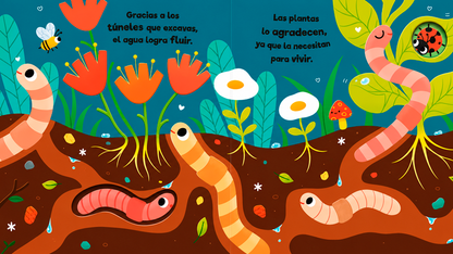Amigas lombrices de tierra